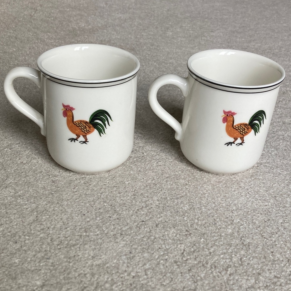 Villeroy & Boch design naif mugs - farmland and boaters - Picture 2 of 10